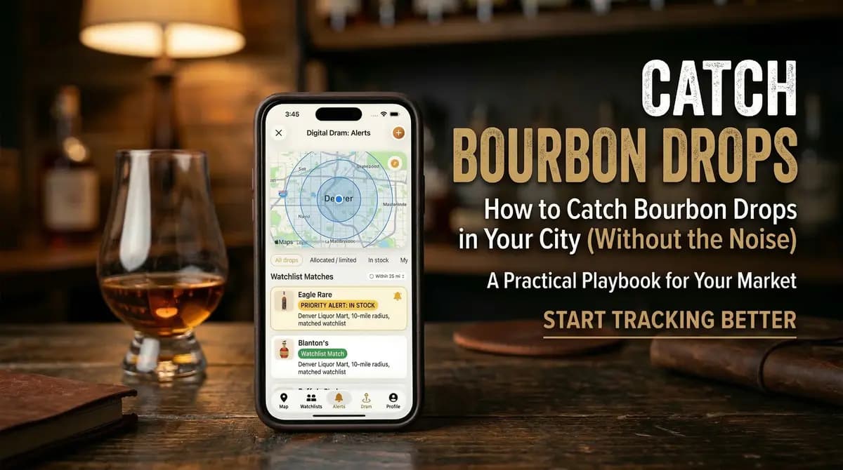 How to catch bourbon drops in your city