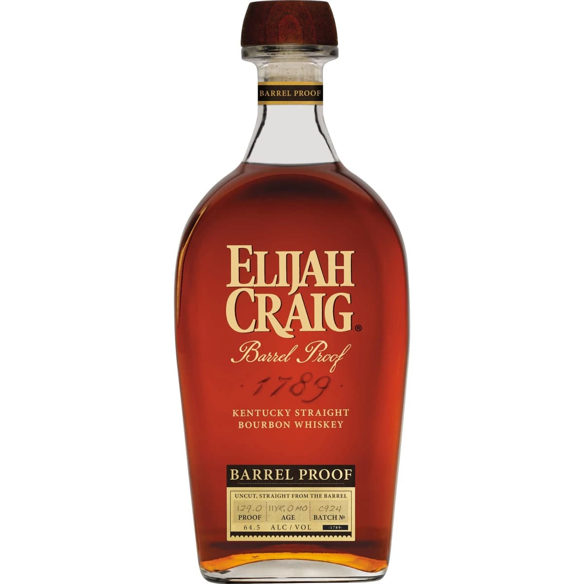 Elijah Craig Barrel Proof bottle